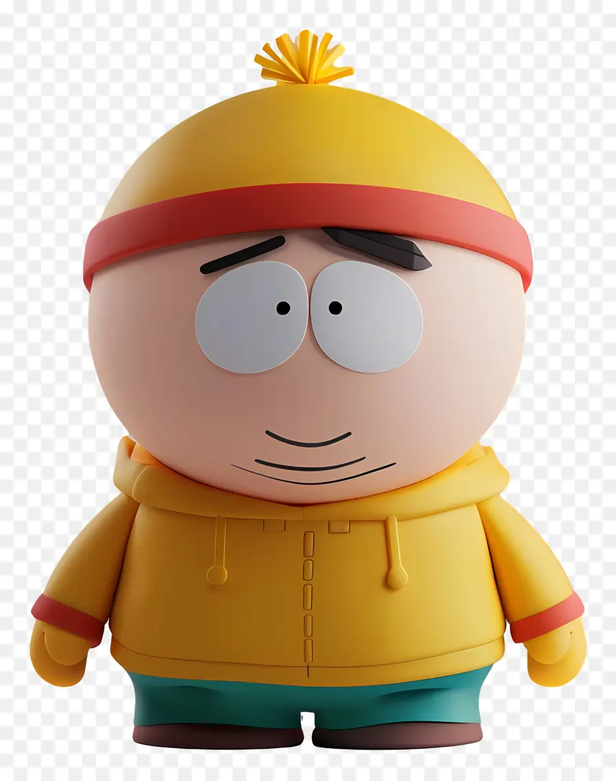 Eric Cartman，Sarı Kapüşonlu çizgi Film Karakteri PNG