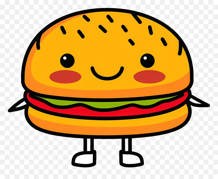 Animasyonlu Burger，Karikatür Burger PNG