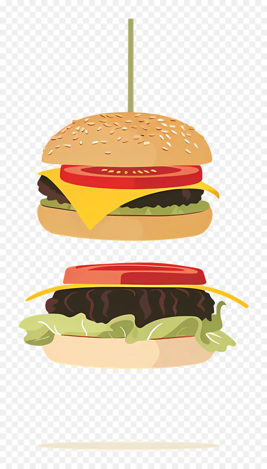 Animasyonlu Burger，Hamburger PNG