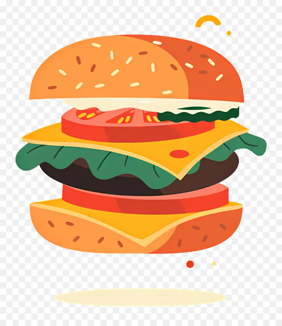 Animasyonlu Burger，Hamburger PNG