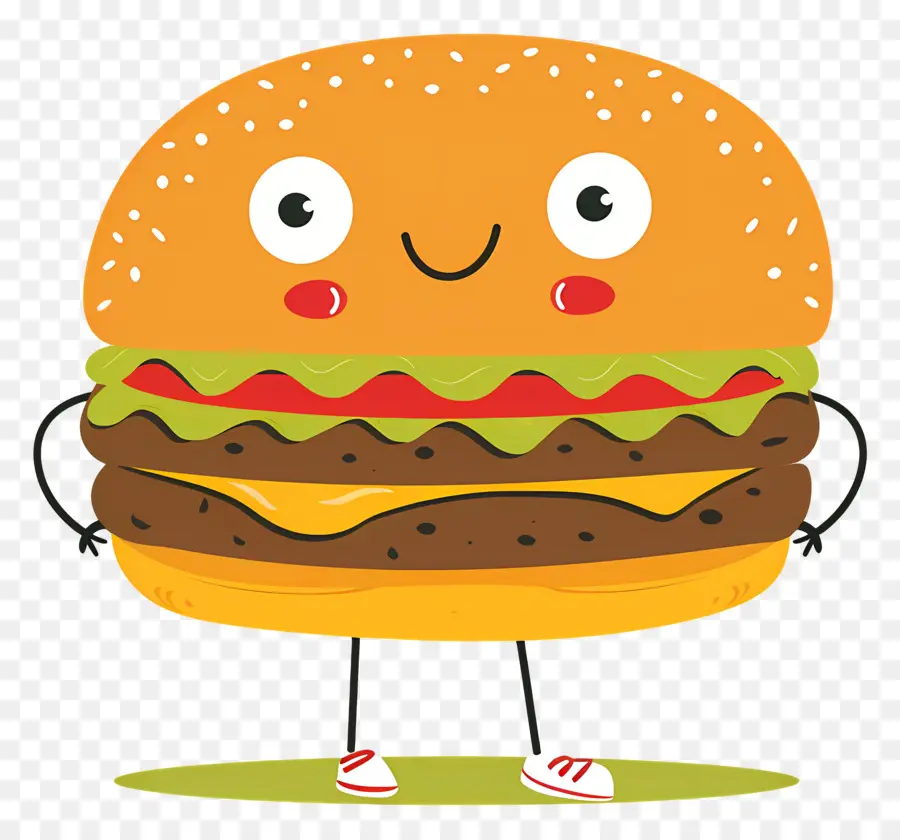 Animasyonlu Burger，Karikatür Burger PNG