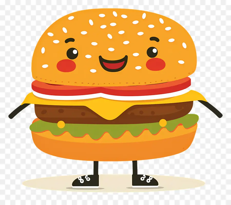 Animasyonlu Burger，Karikatür Burger PNG