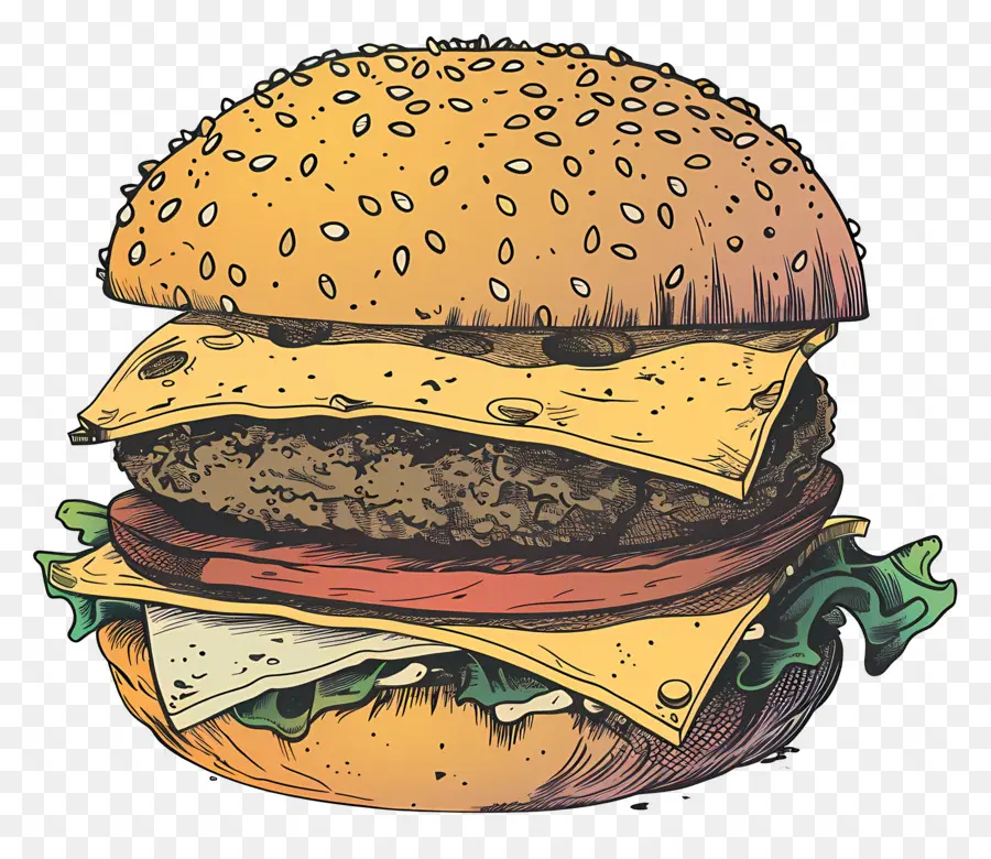 Animasyonlu Burger，Hamburger PNG