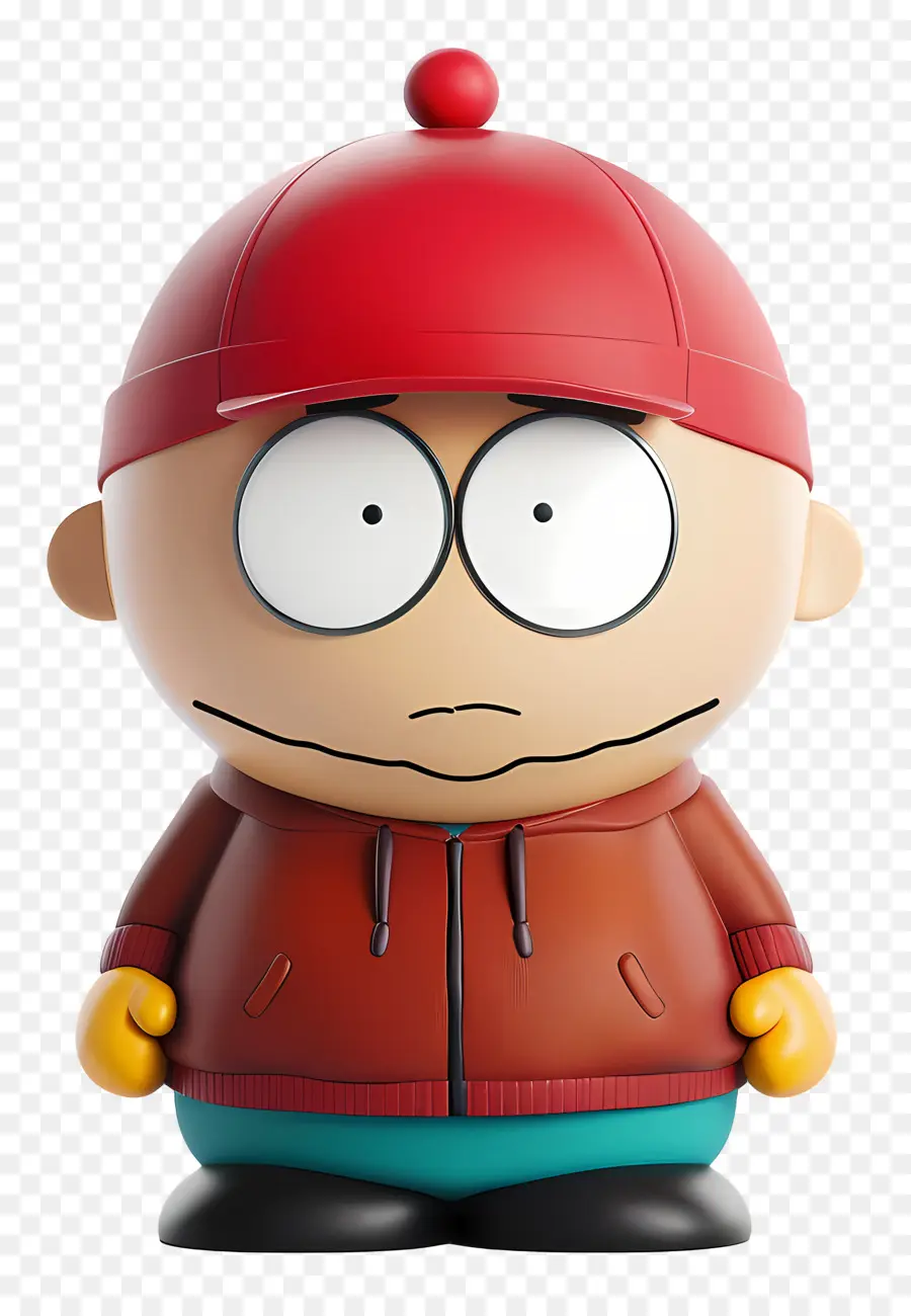 Eric Cartman，Kırmızı şapkalı çizgi Film Karakteri PNG