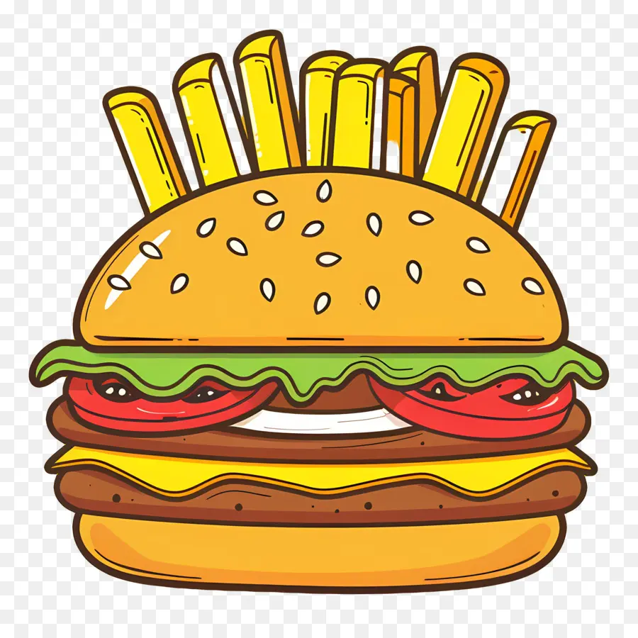 Animasyonlu Burger，Hamburger PNG