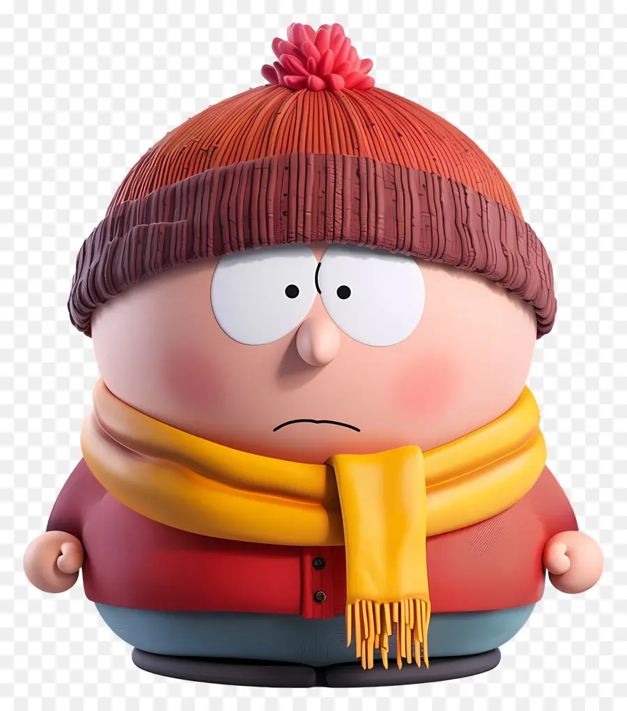 Eric Cartman，Turuncu şapkalı çizgi Film Karakteri PNG