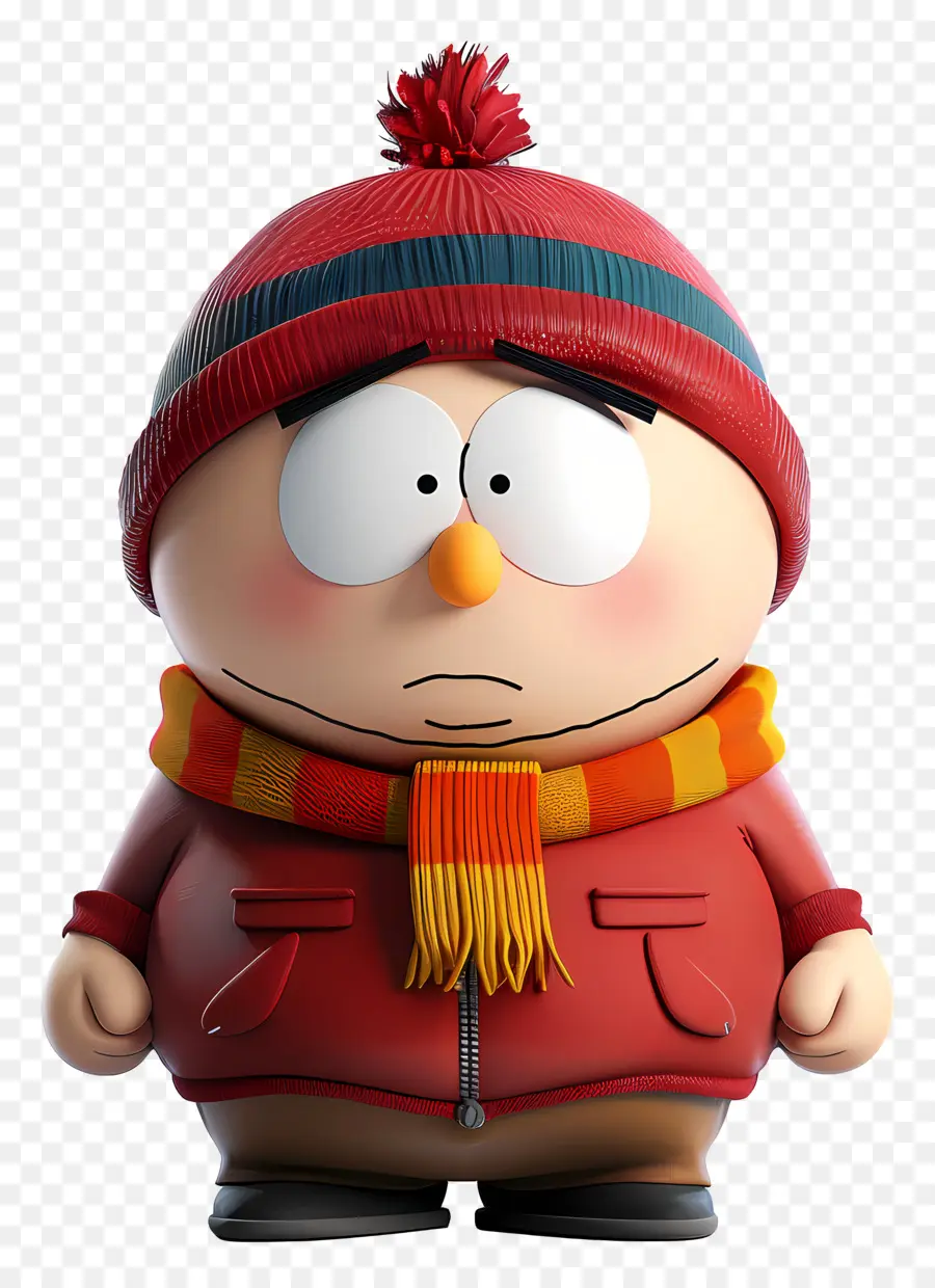 Eric Cartman，Turuncu şapkalı çizgi Film Karakteri PNG