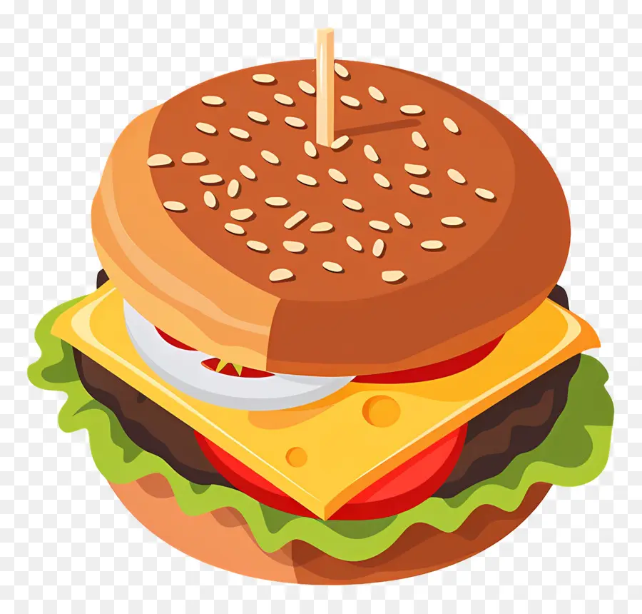 Animasyonlu Burger，Hamburger PNG