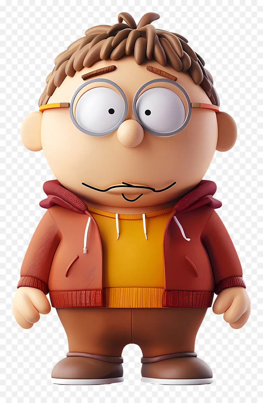 Eric Cartman，Gözlüklü çizgi Film Karakteri PNG