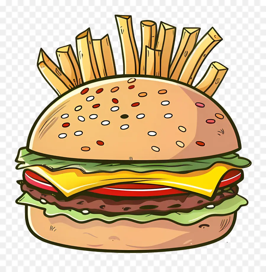 Animasyonlu Burger，Hamburger PNG