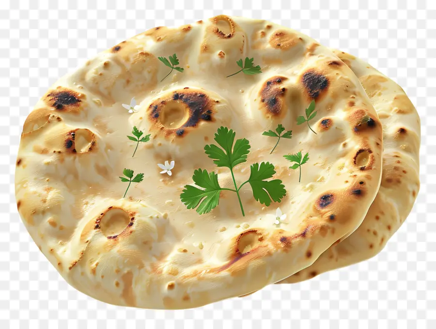 Naan Ekmeği，Kişniş PNG