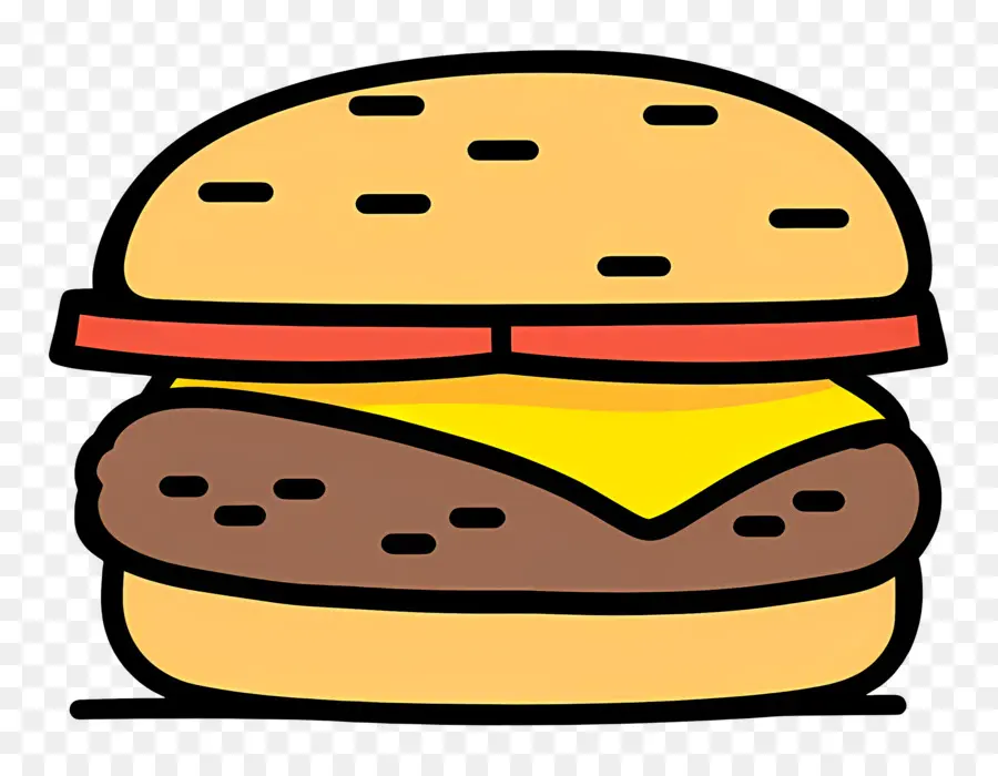 Hamburger Logosu，Karikatür Burger PNG