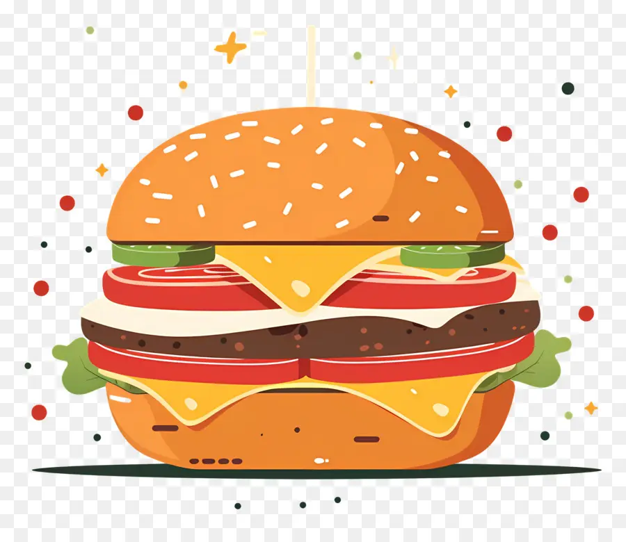 Hamburger Logosu，Burger Patlaması PNG