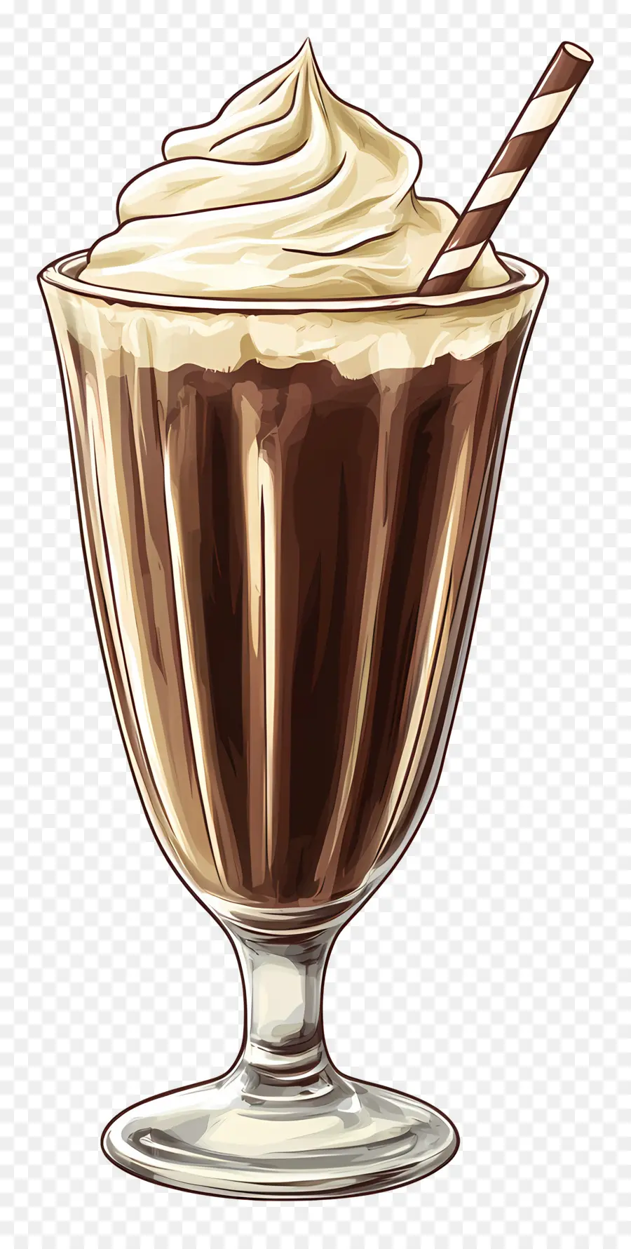 çikolatalı Milkshake，Aromalı Süt PNG