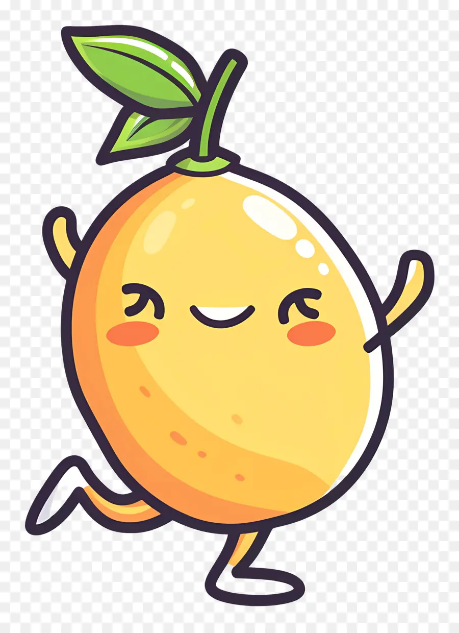 Limon Kawaii，Sevimli Limon PNG