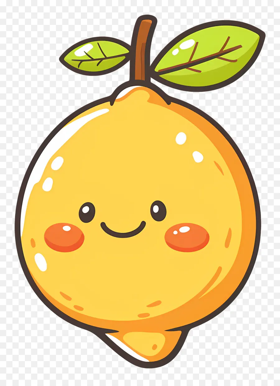 Limon Kawaii，Mutlu Portakal PNG