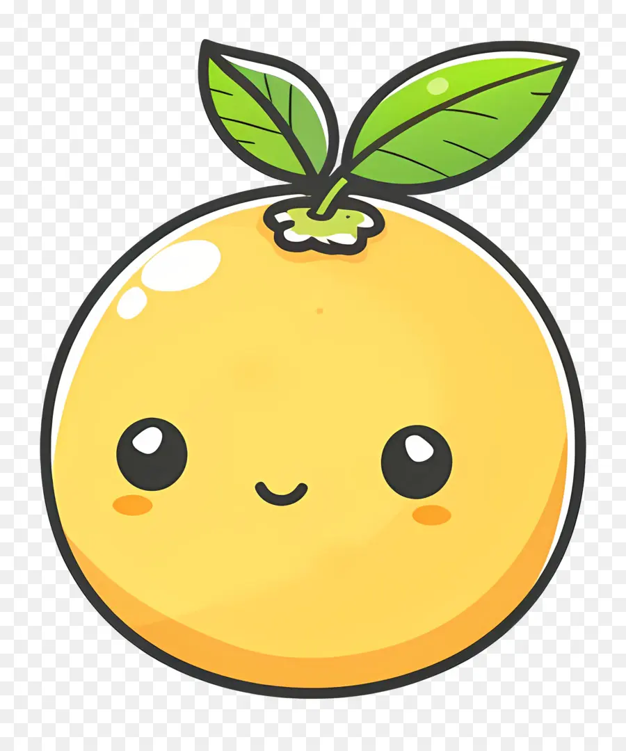 Limon Kawaii，Mutlu Portakal PNG