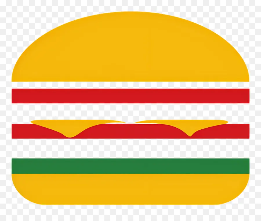 Hamburger Logosu，Basit Burger PNG