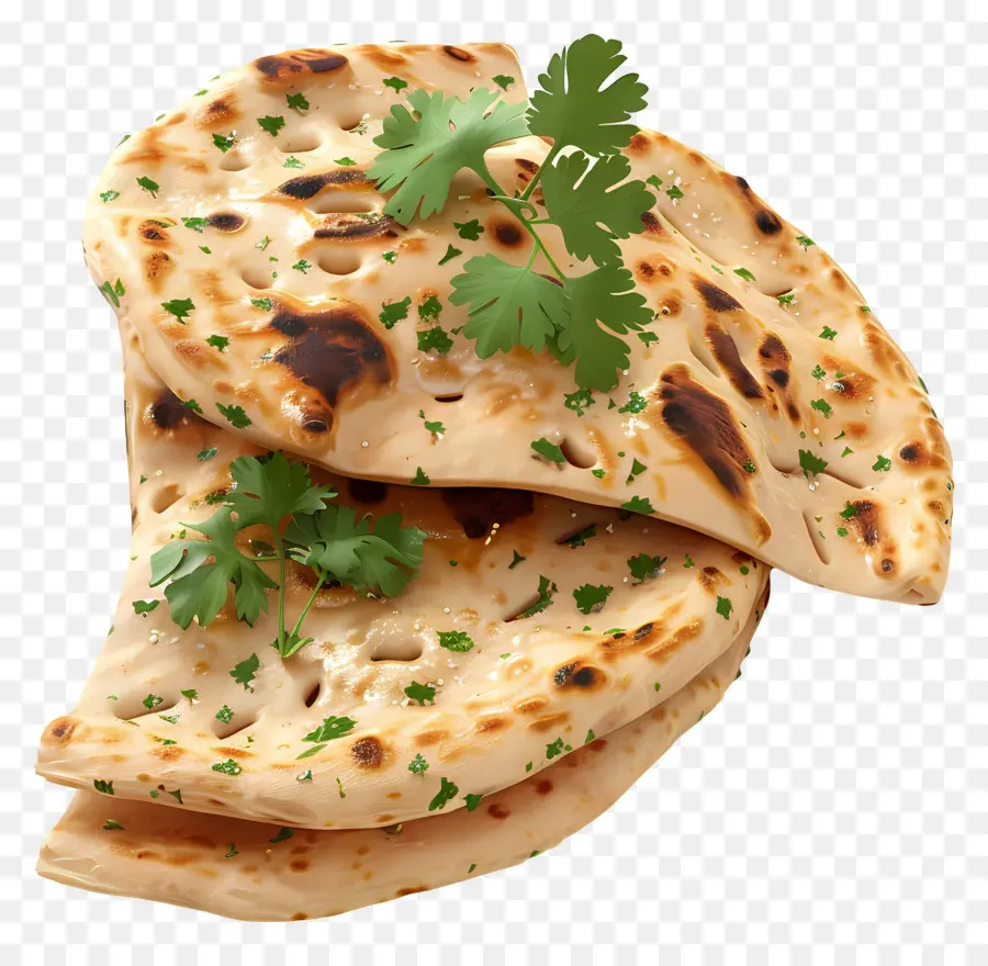 Naan Ekmeği，Otlu Gözleme PNG