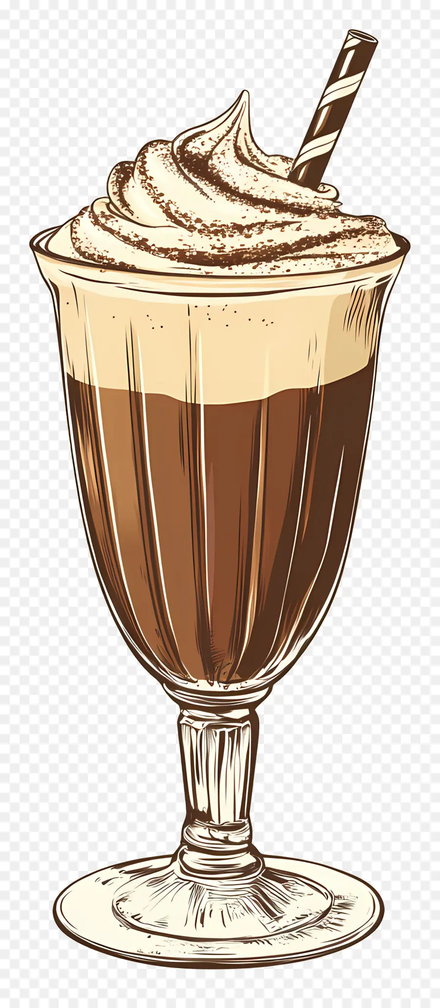 çikolatalı Milkshake，Aromalı Süt PNG