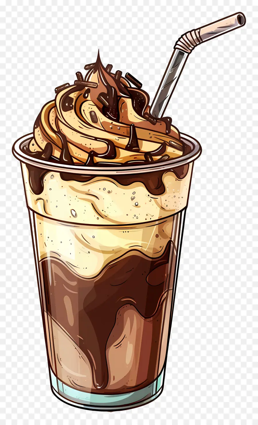 Frappuccino，Çikolatalı Milkshake PNG