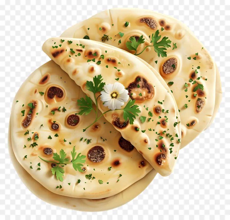 Naan Ekmeği，Otlu Gözleme PNG