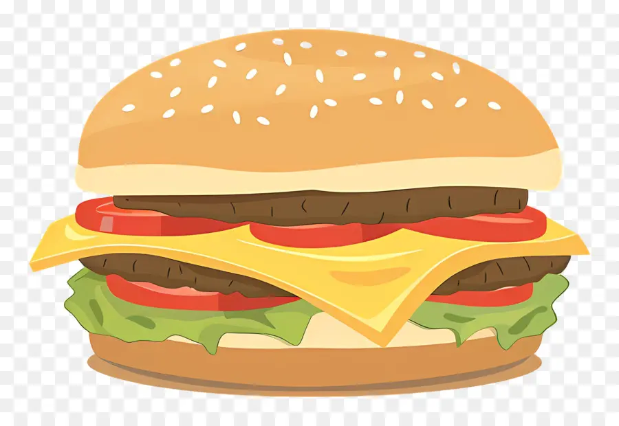 Hamburger Logosu，Karikatür Burger PNG