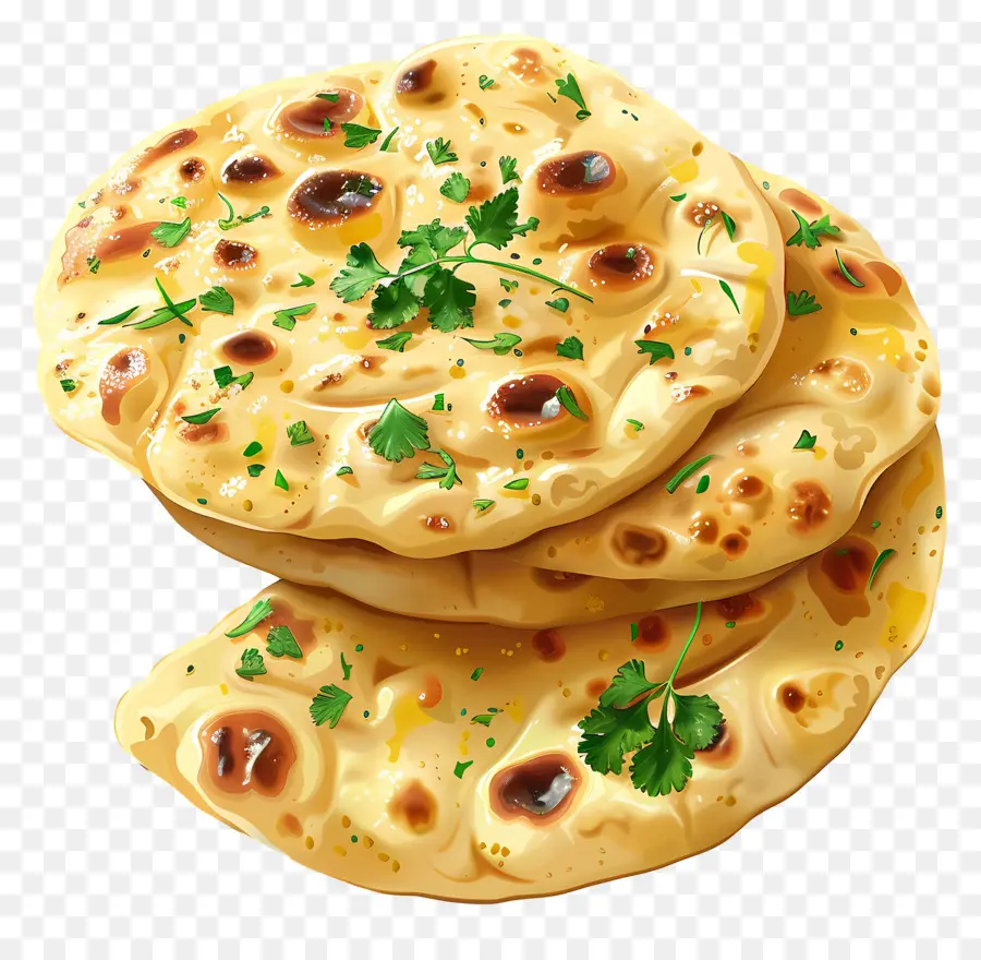 Naan Ekmeği，Otlu Gözleme PNG