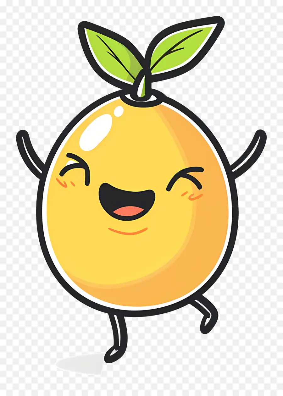 Limon Kawaii，Mutlu Portakal PNG