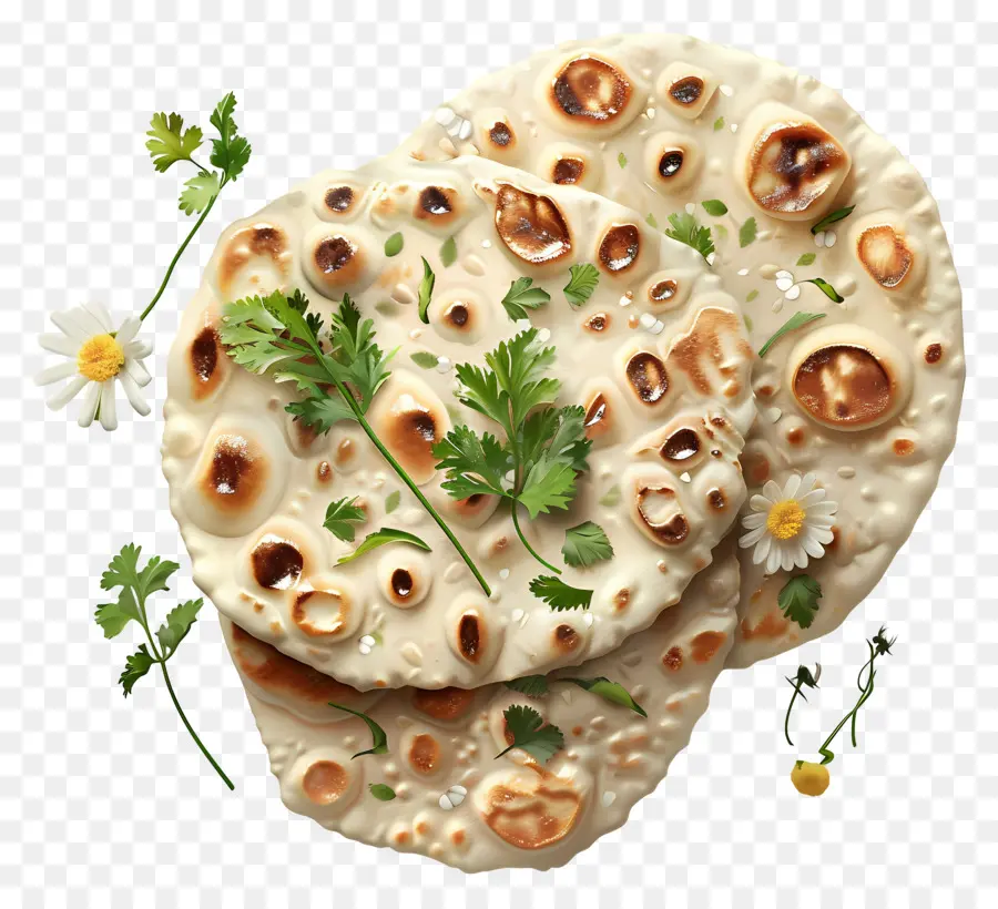 Naan Ekmeği，Kişniş PNG