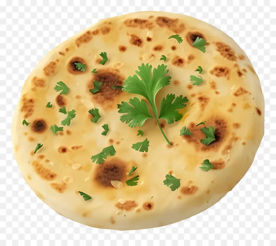 Naan Ekmeği，Kişniş PNG