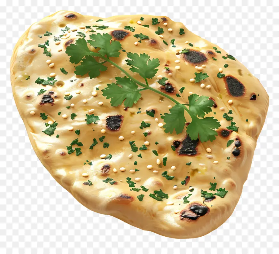 Naan Ekmeği，Kişniş PNG