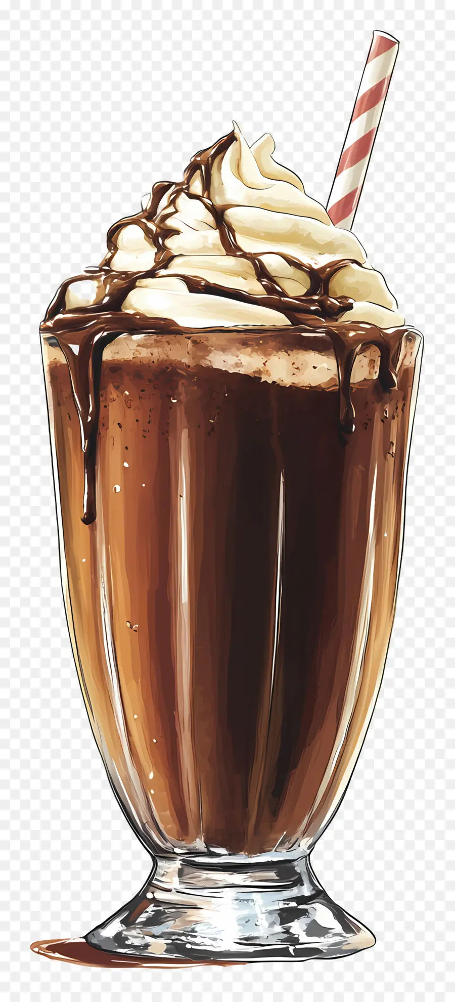 çikolatalı Milkshake，Aromalı Süt PNG