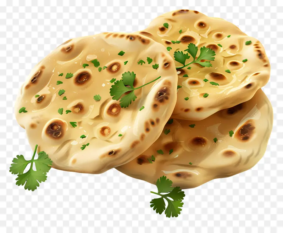 Naan Ekmeği，Otlu Gözleme PNG