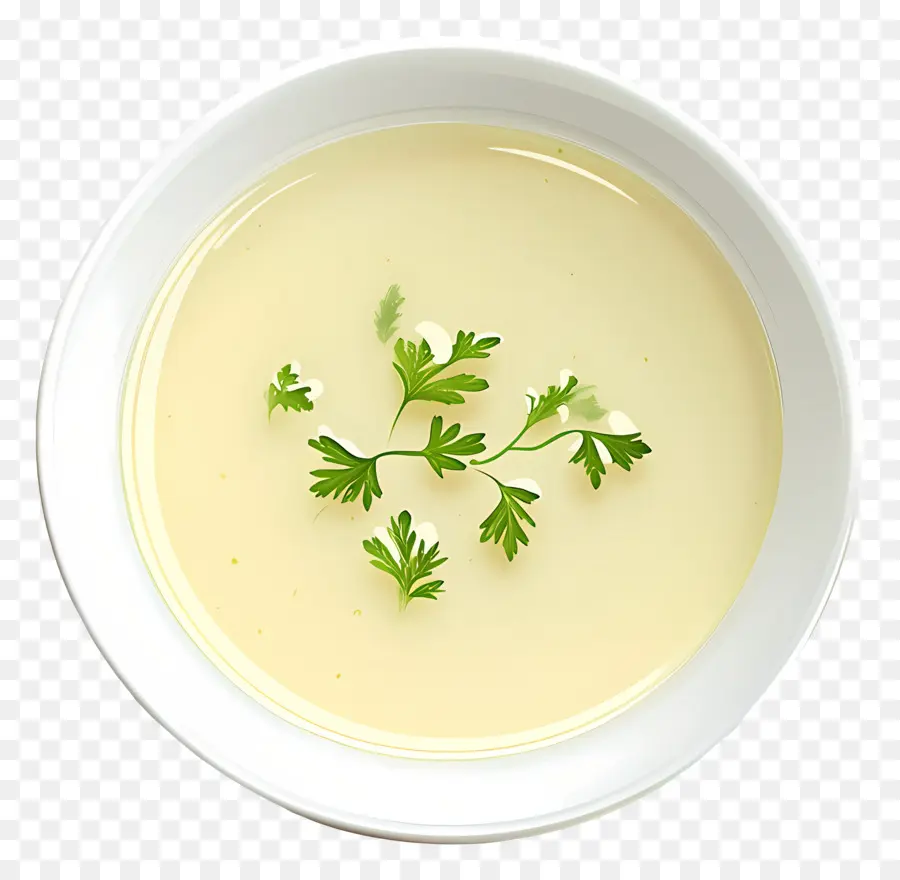 Vichyssoise，Maydanozlu Temiz çorba PNG