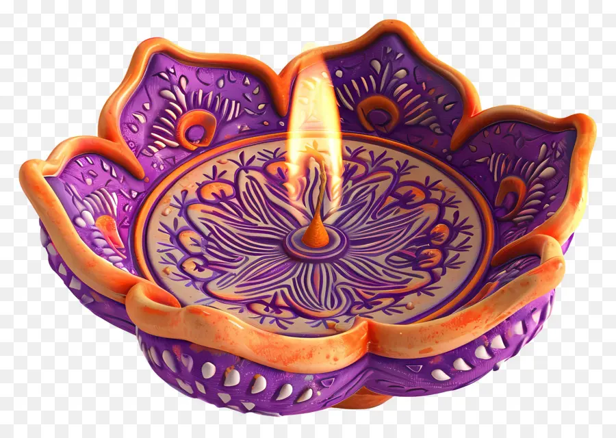 Diwali Lambası，Dekoratif Lamba PNG