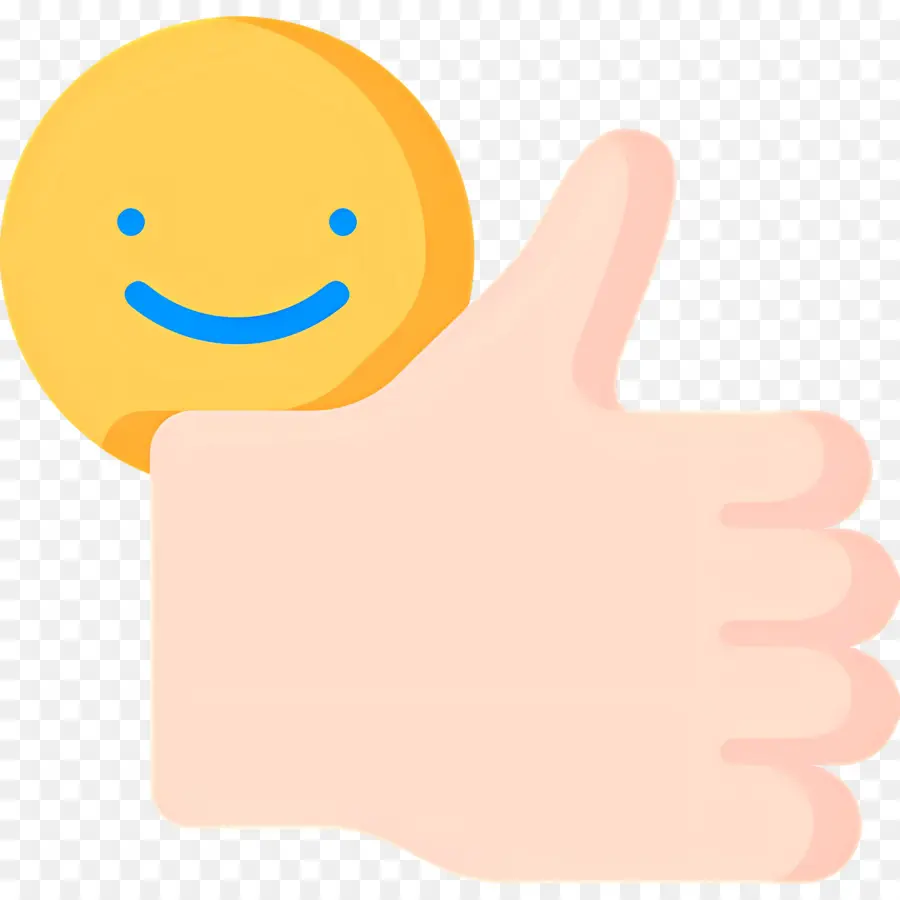 Başparmak Yukarıya Emojisi，Yaşasın Emoji PNG