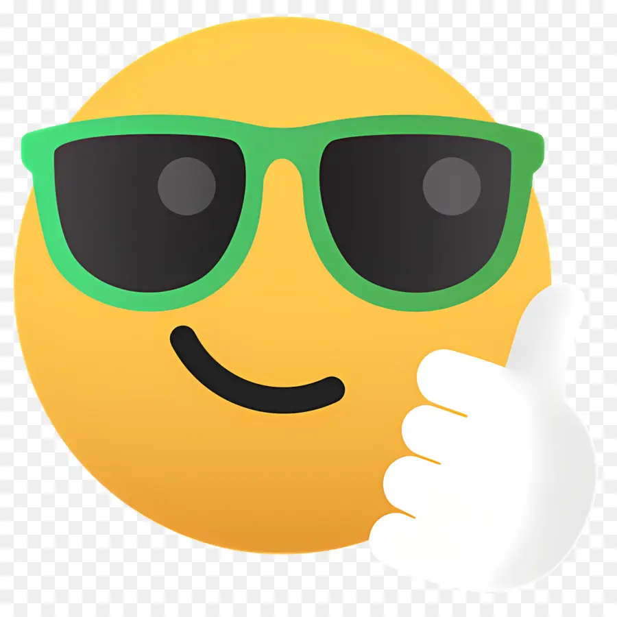 Başparmak Yukarıya Emojisi，Havalı Emoji PNG