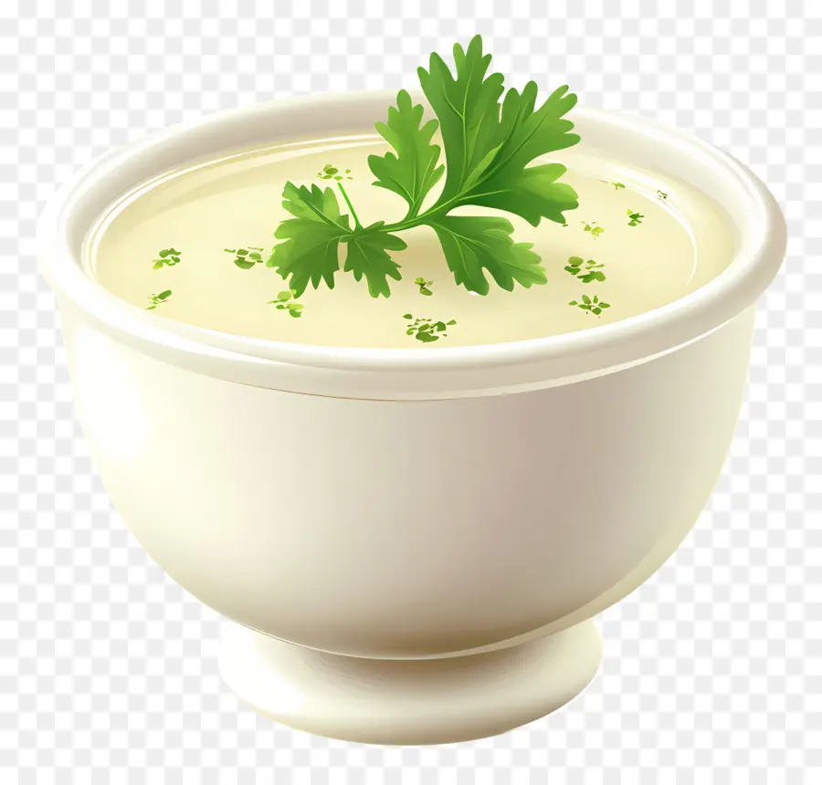 Vichyssoise，Dereotu çorbası PNG