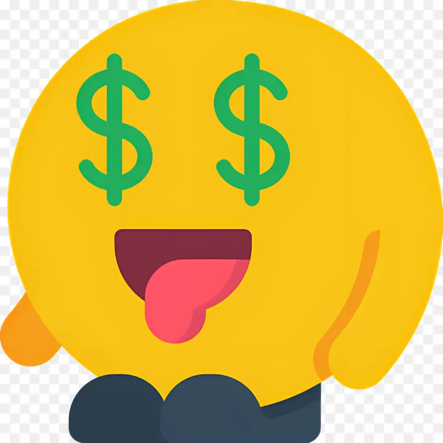 Para，Dolar Gözlü Emoji PNG