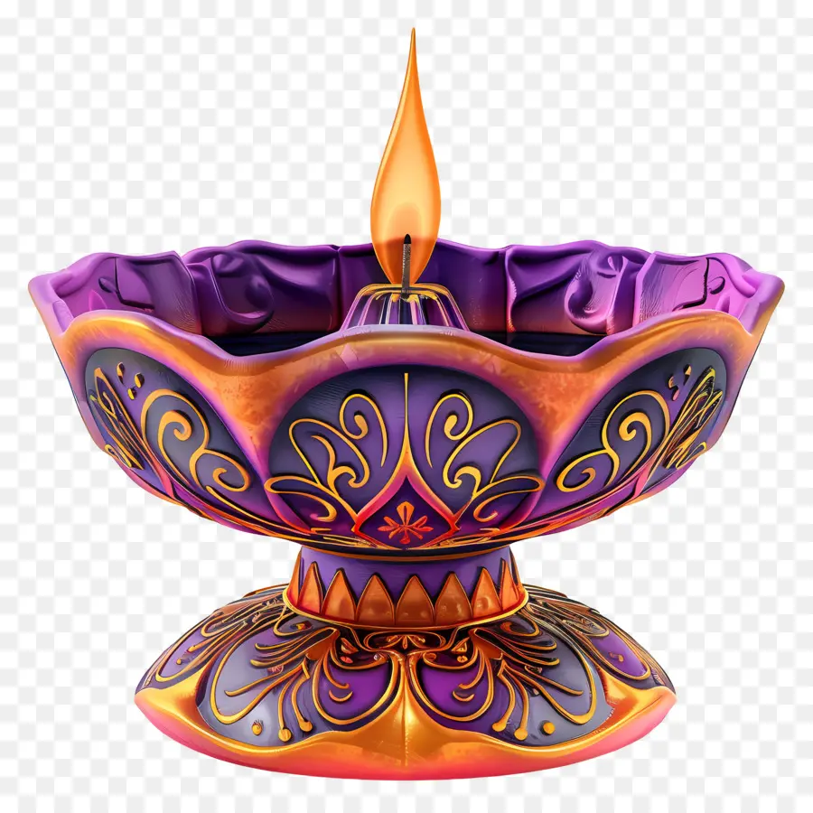 Diwali Lambası，Zarif Dia PNG