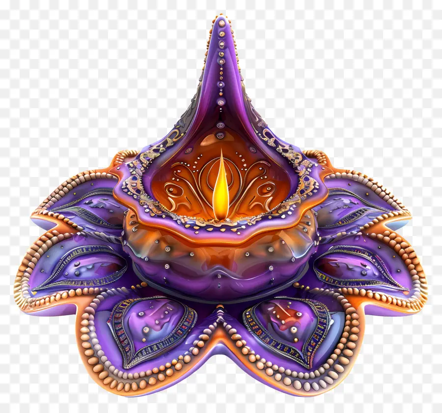 Diwali Lambası，Mor Dia PNG