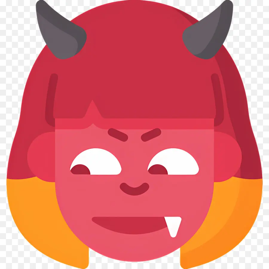 Emoji şeytan，Şeytan Kız PNG