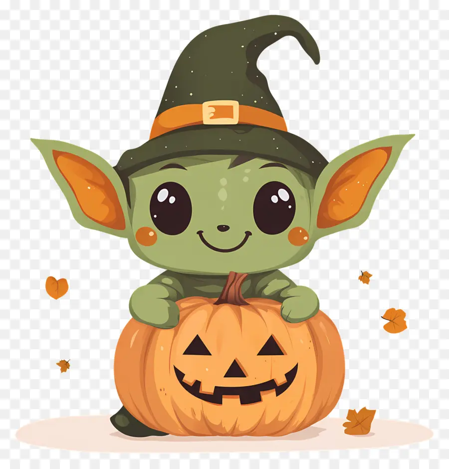 Goblin Balkabağı，Balkabağı Ile Sevimli Goblin PNG