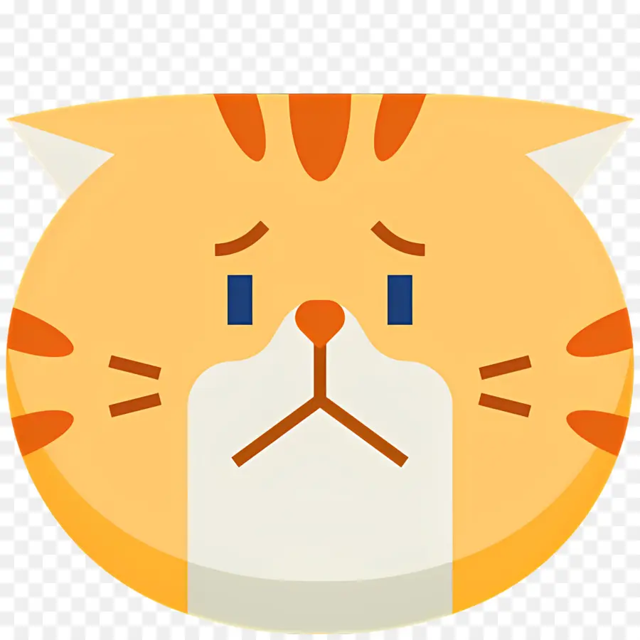 Kedi Emojisi，Üzgün ​​kedi PNG