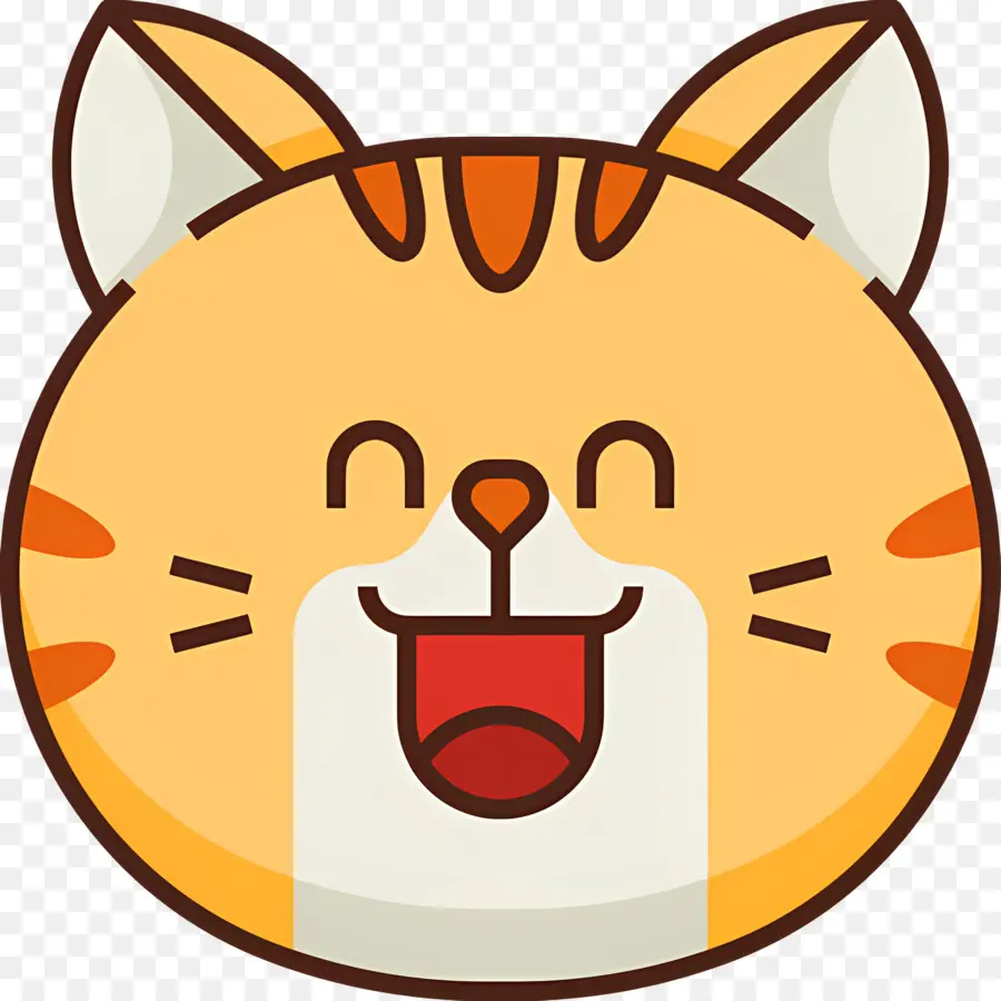 Kedi Emojisi，Mutlu Kedi PNG