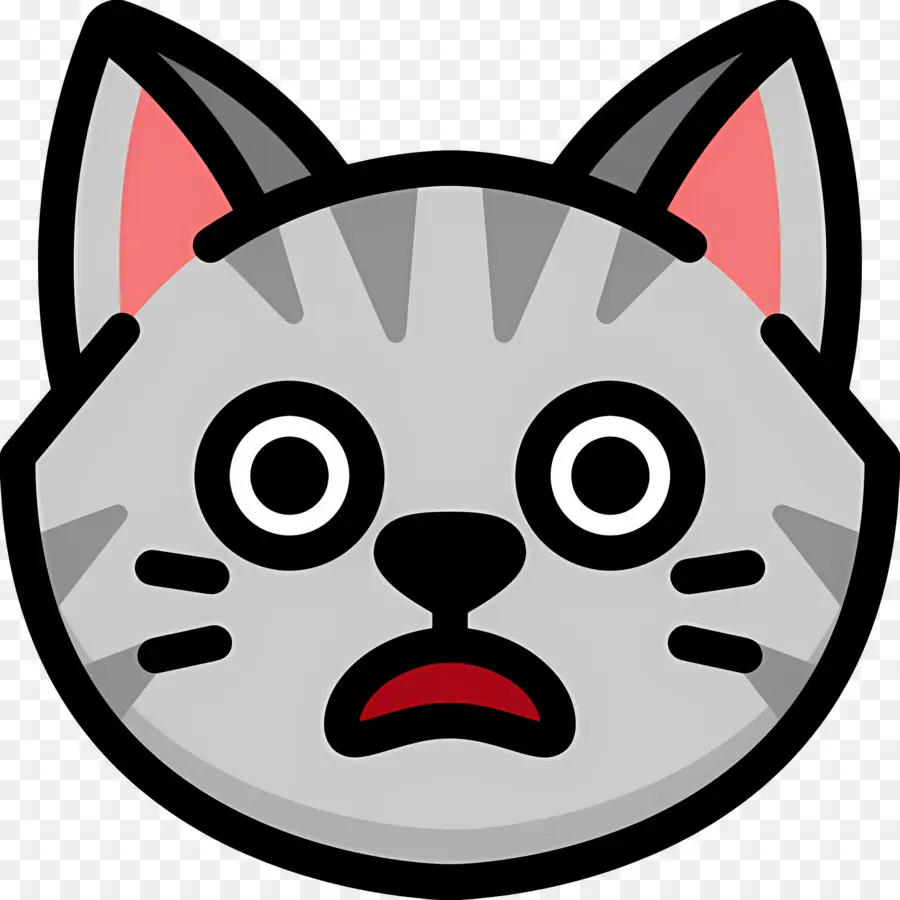 Kedi Emojisi，Gri Kedi PNG