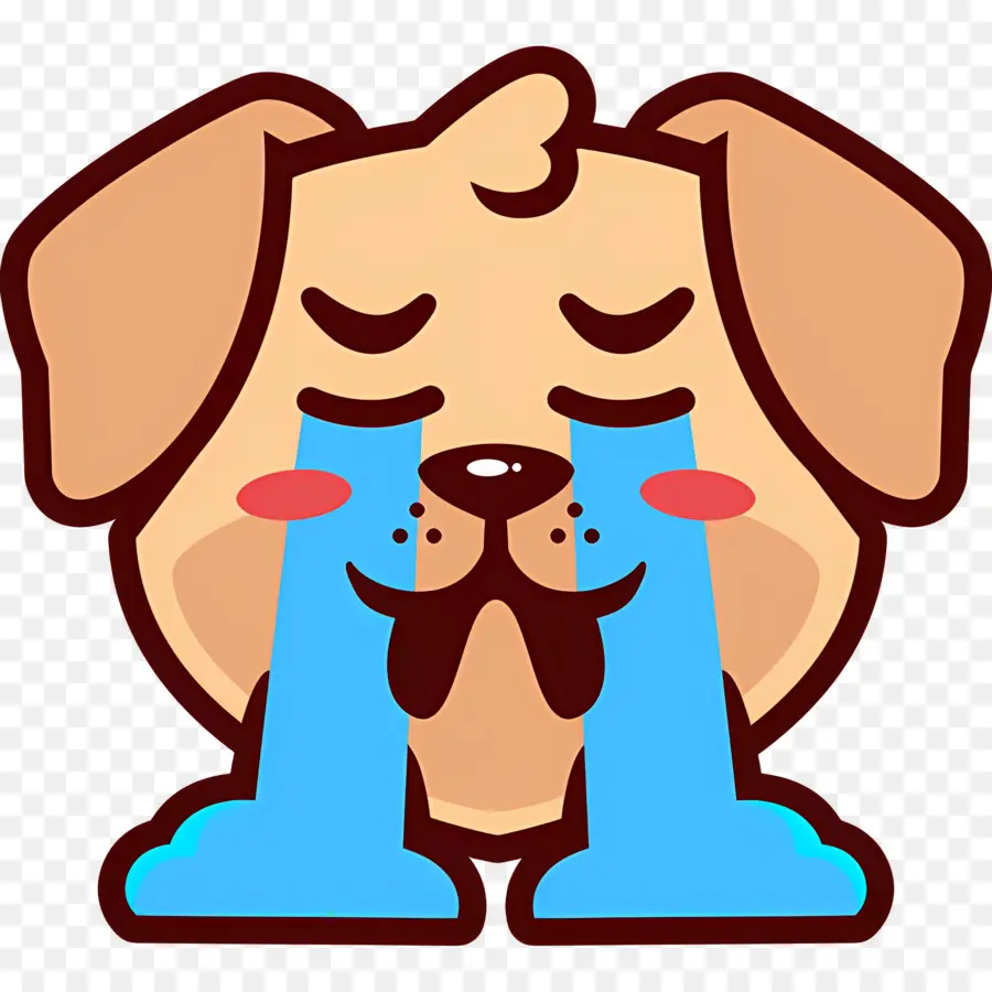 Köpek Emojisi，Gülen Köpek PNG