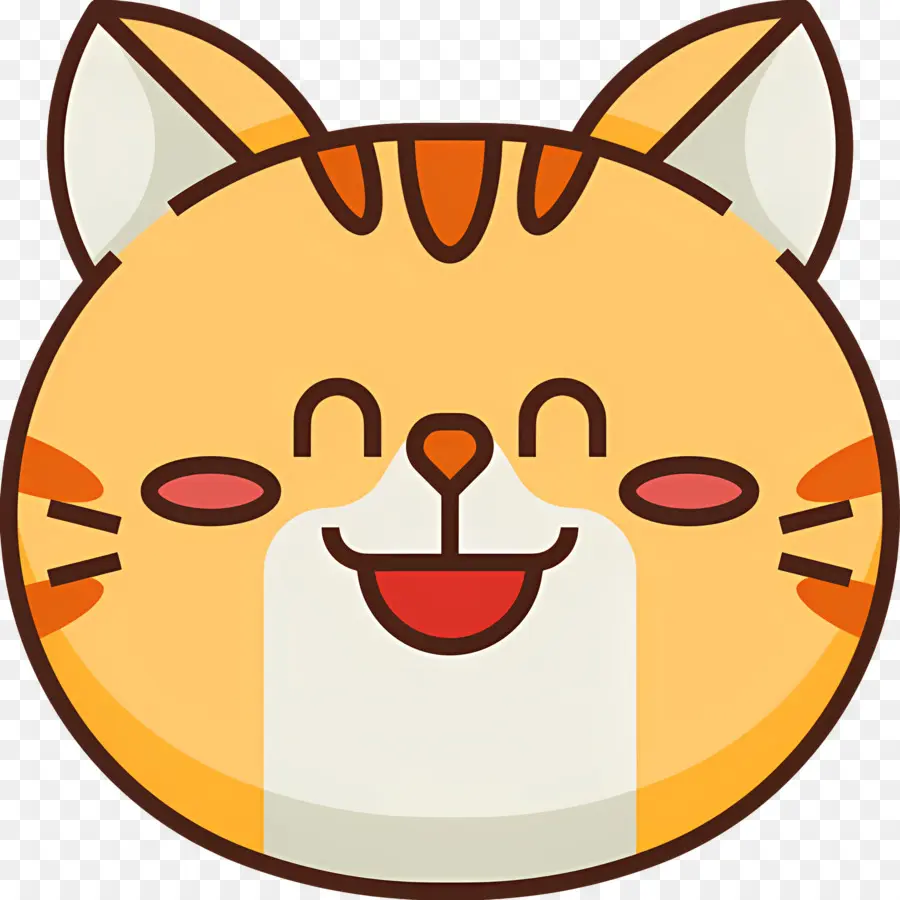 Kedi Emojisi，Mutlu Kedi PNG