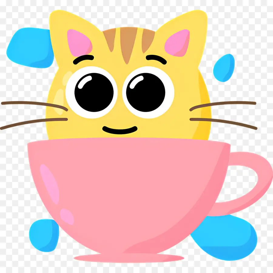 Kedi Emojisi，Kupadaki Kedi PNG